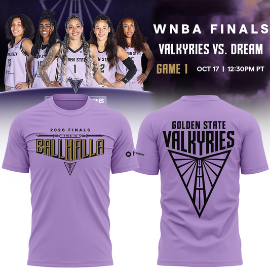 Limited edition Golden State Valkyries Finals 2026 T-Shirt -Game 1