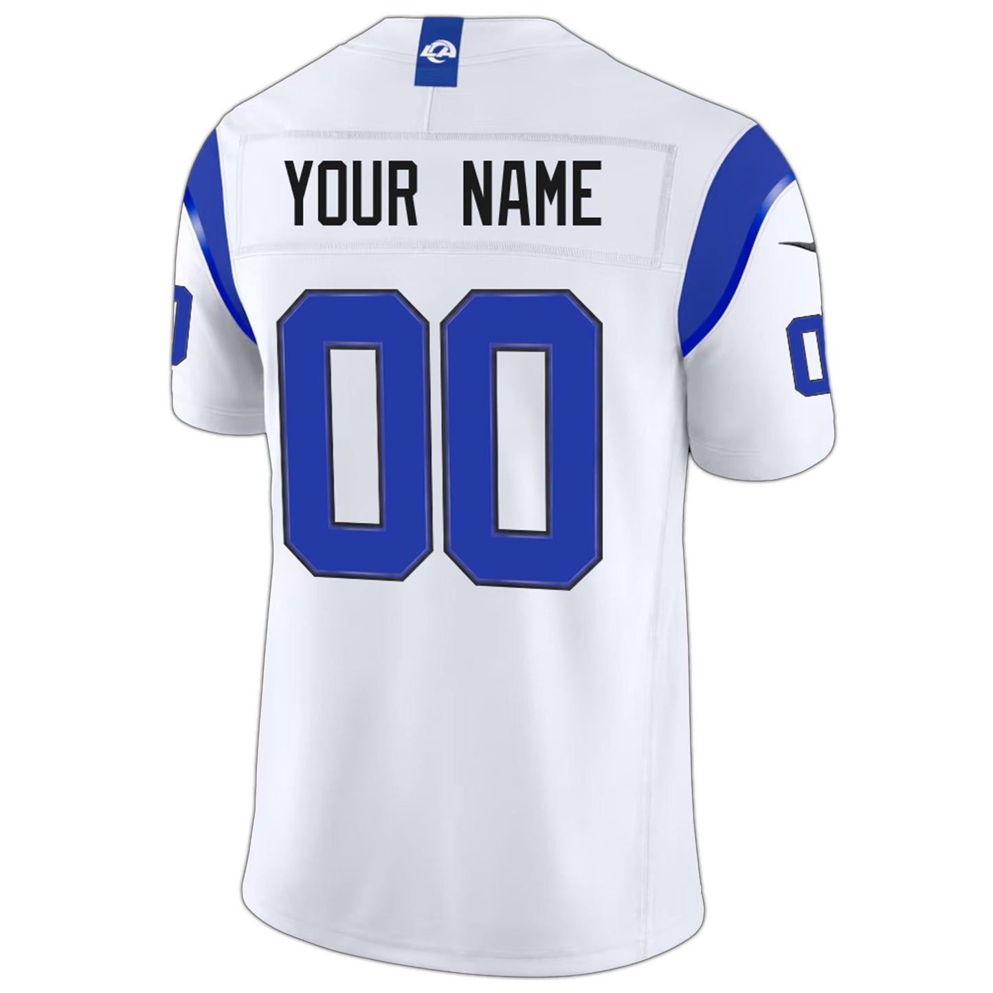 LAR Rams Classic Sol Fearsome White Football Jersey | DZ66