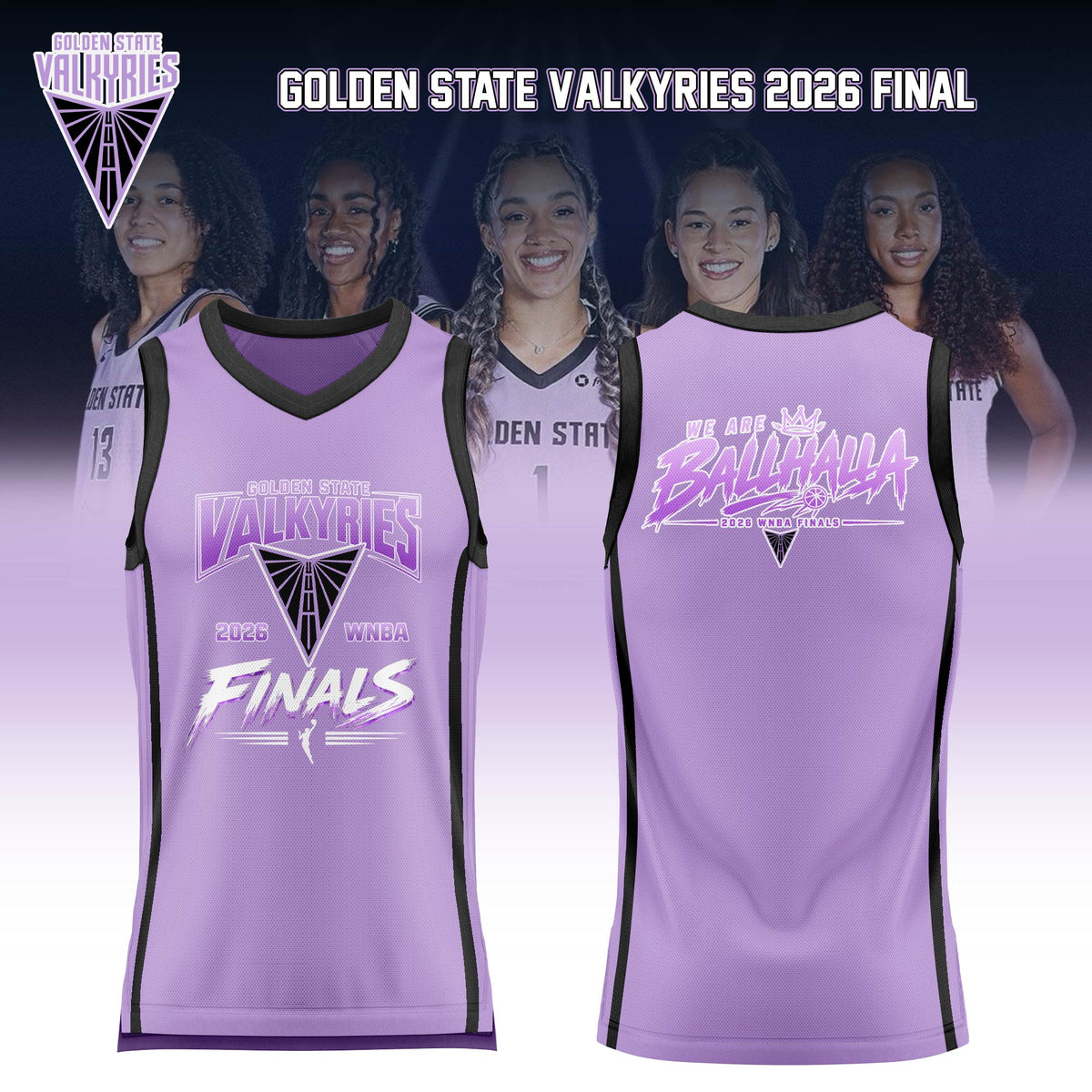 Valkyries 2026 WNBA Finals Jersey Limited Edition Pink