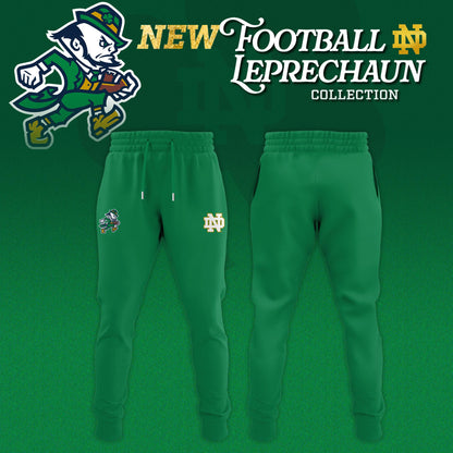 Notre Dame Fighting Irish Football Leprechaun Limited Editions Hoodie - Green