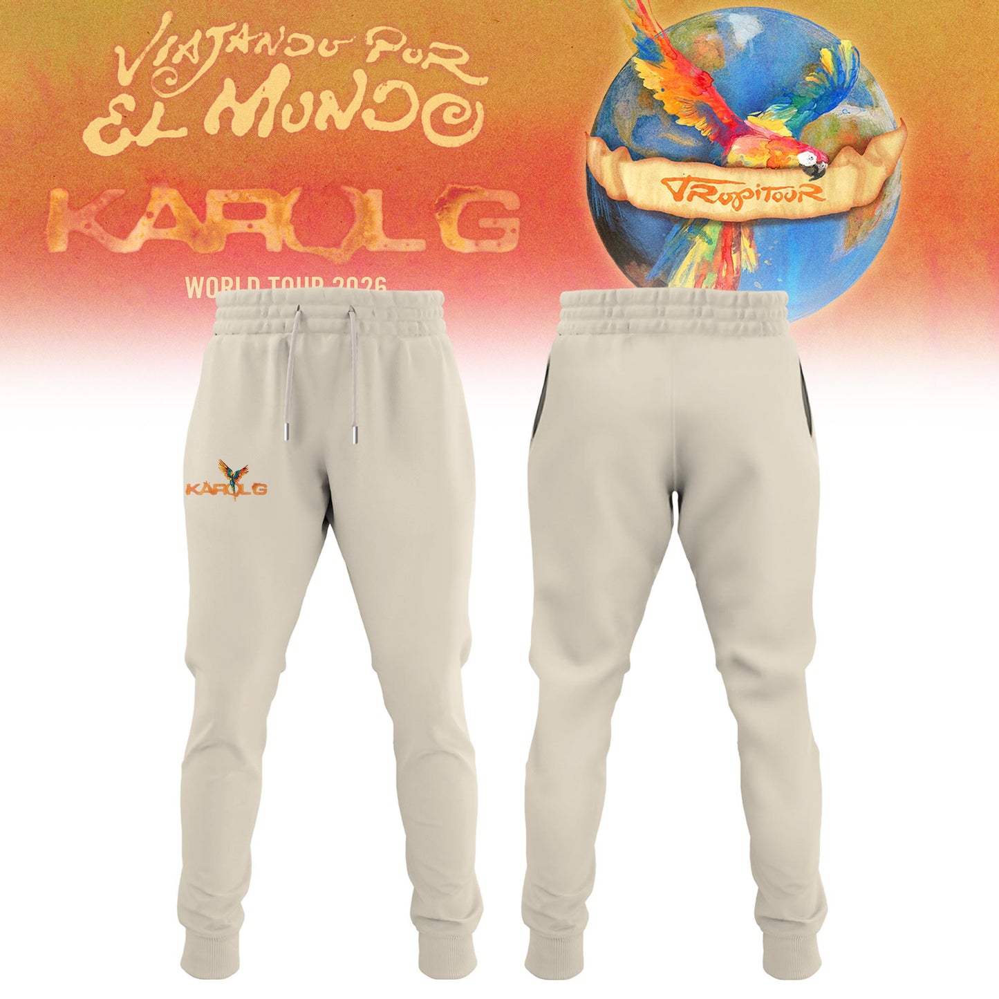Karol G - Viajando Por El Mundo Tropitour 2026 Limited Edition Hoodie | MG99