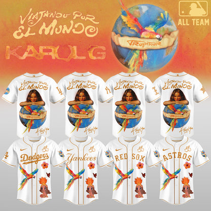 Karol G x MLB - Nos Vamos de Tour JERSEY(All Team ) | VS90