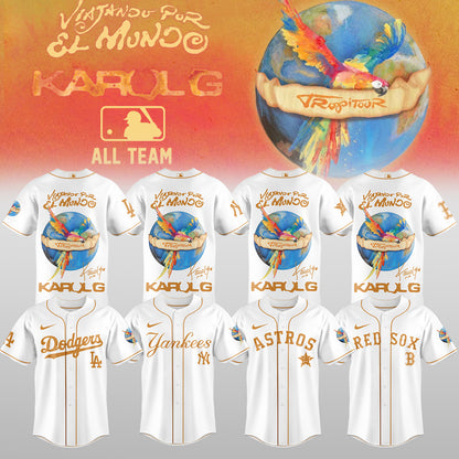 Karol G x MLB - Nos Vamos de Tour JERSEY(All Team ) | VP90