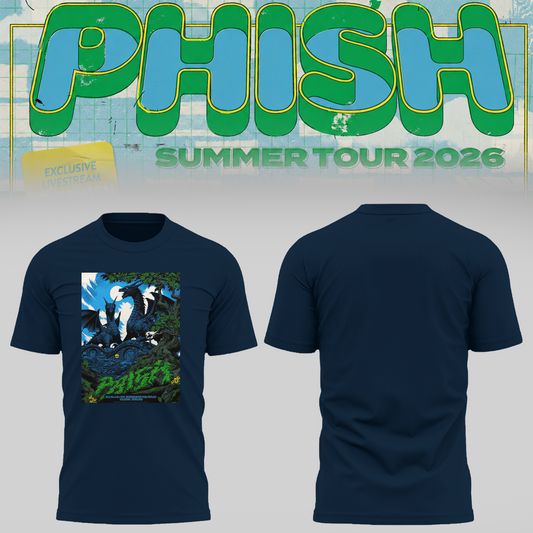 Limited Edition Phish Summer Tour 2026 Columbia MD Vintage Concert Shirt | DS97