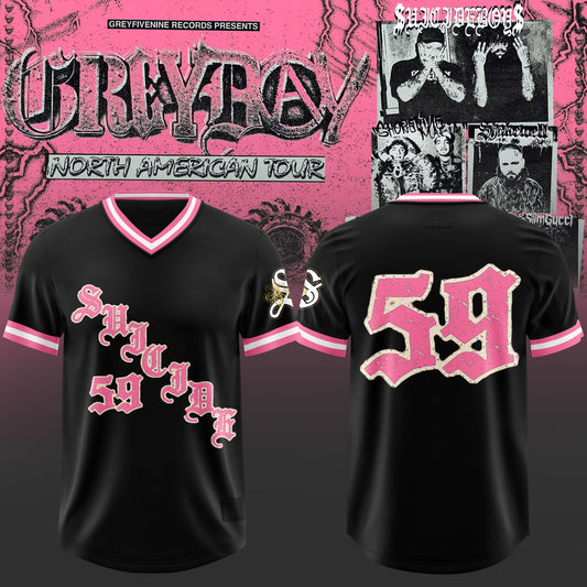 SuicideBoyS: Grey Day Tour 2026 Merch Exclusive Football Jersey | AE48