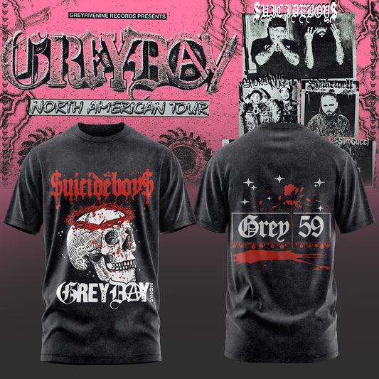 SuicideBoyS: Grey Day Tour 2026 Merch Limited T-Shirt | KW59