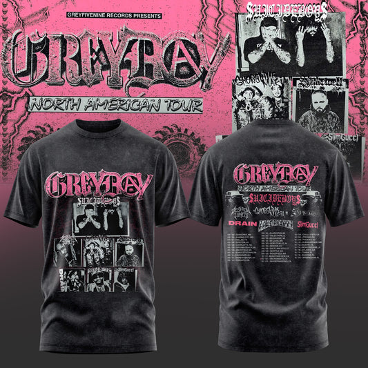 SuicideBoyS: Grey Day Tour 2026 Merch Limited T-Shirt | WY54