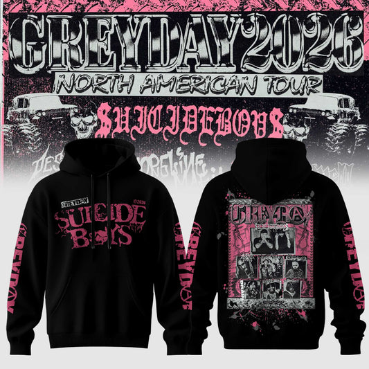 SuicideBoyS Greyday Tour 2026 Merch - North American Tour Hoodie | IJ86