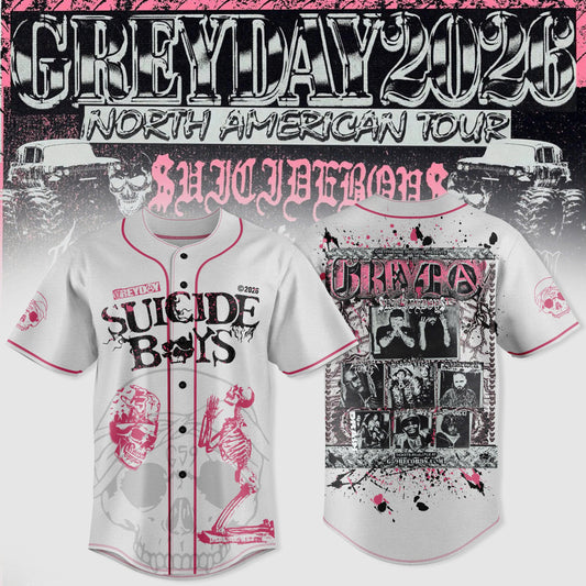 SuicideBoyS Greyday Tour 2026 Merch - North American Tour Jersey | EM36