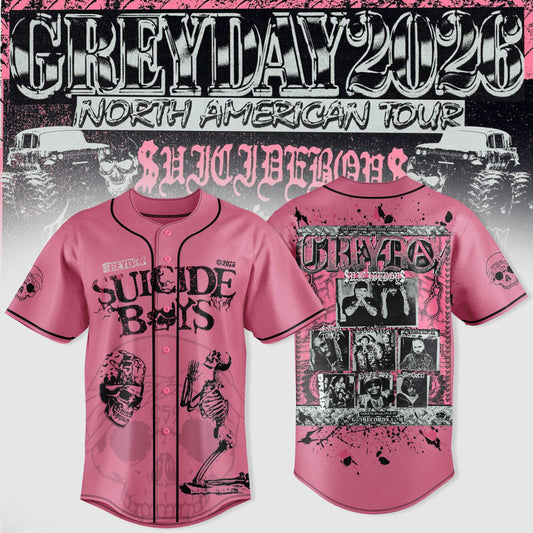 SuicideBoyS Greyday Tour 2026 Merch - North American Tour Jersey | OC26