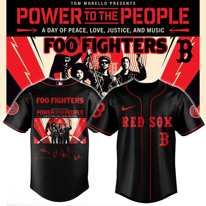 Foo Fighters -"Power to the people"- Limited Edition Signature - Jersey