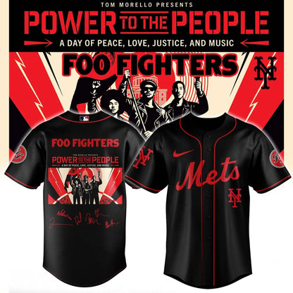 Foo Fighters -"Power to the people"- Limited Edition Signature - Jersey