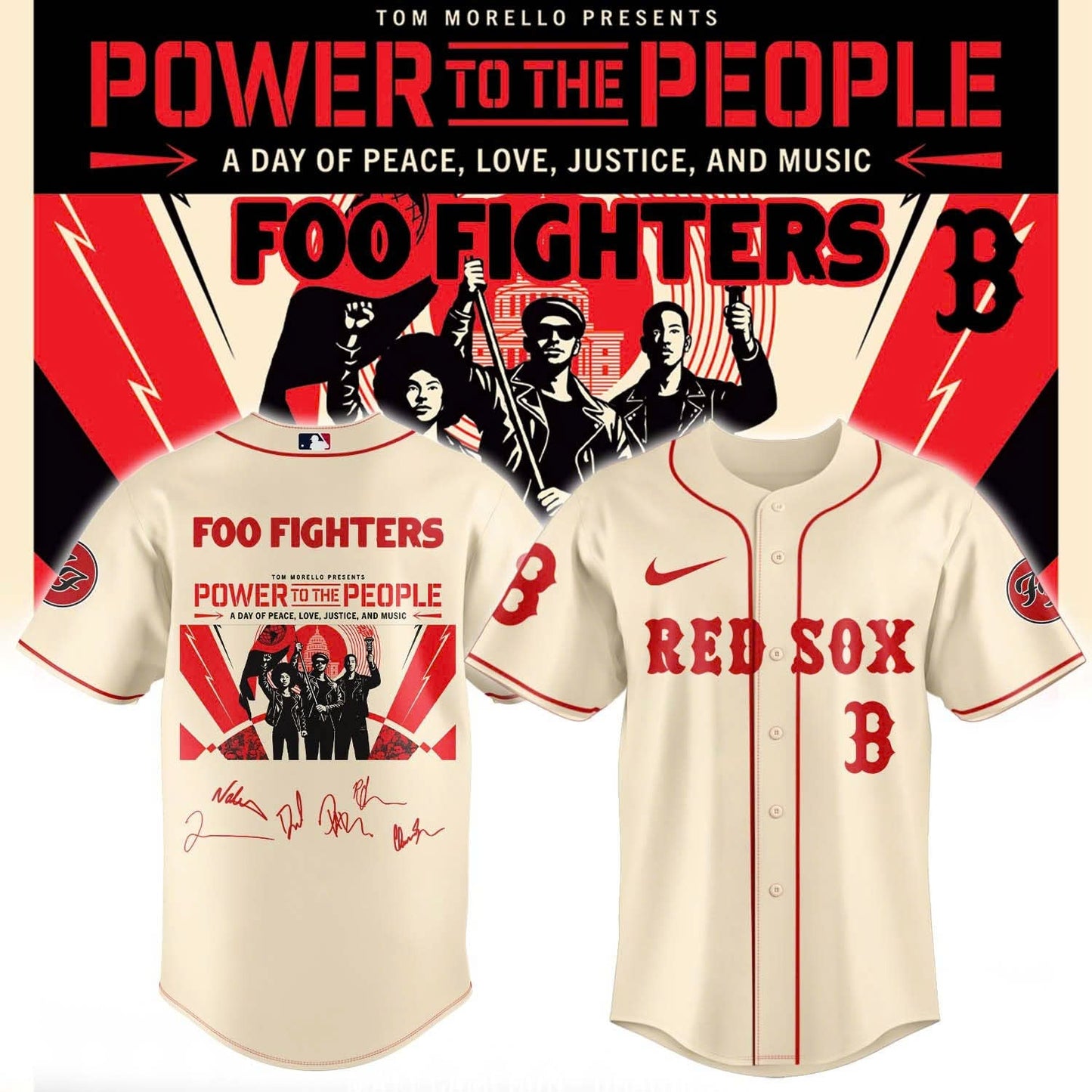 Foo Fighters -"Power to the people"- Limited Edition Signature - Jersey | KW22