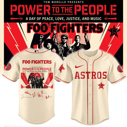 Foo Fighters -"Power to the people"- Limited Edition Signature - Jersey | KW22