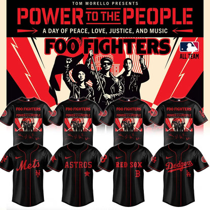 Foo Fighters -"Power to the people"- Limited Edition Signature - Jersey