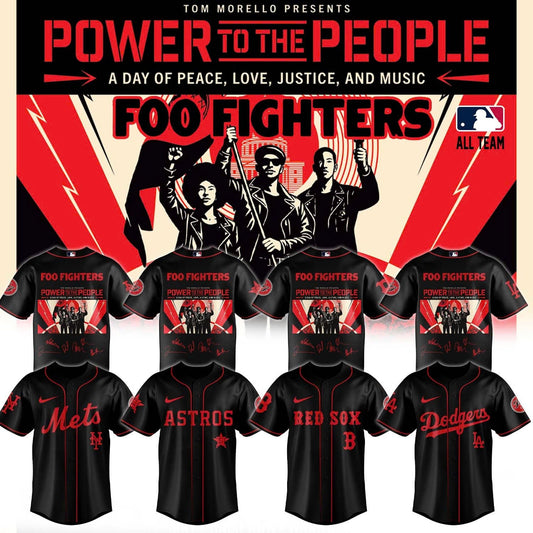 Foo Fighters -"Power to the people"- Limited Edition Signature - Jersey