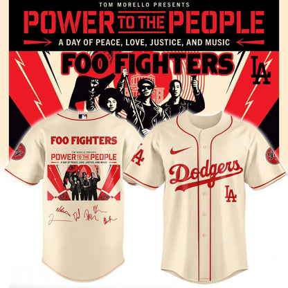 Foo Fighters -"Power to the people"- Limited Edition Signature - Jersey | KW22