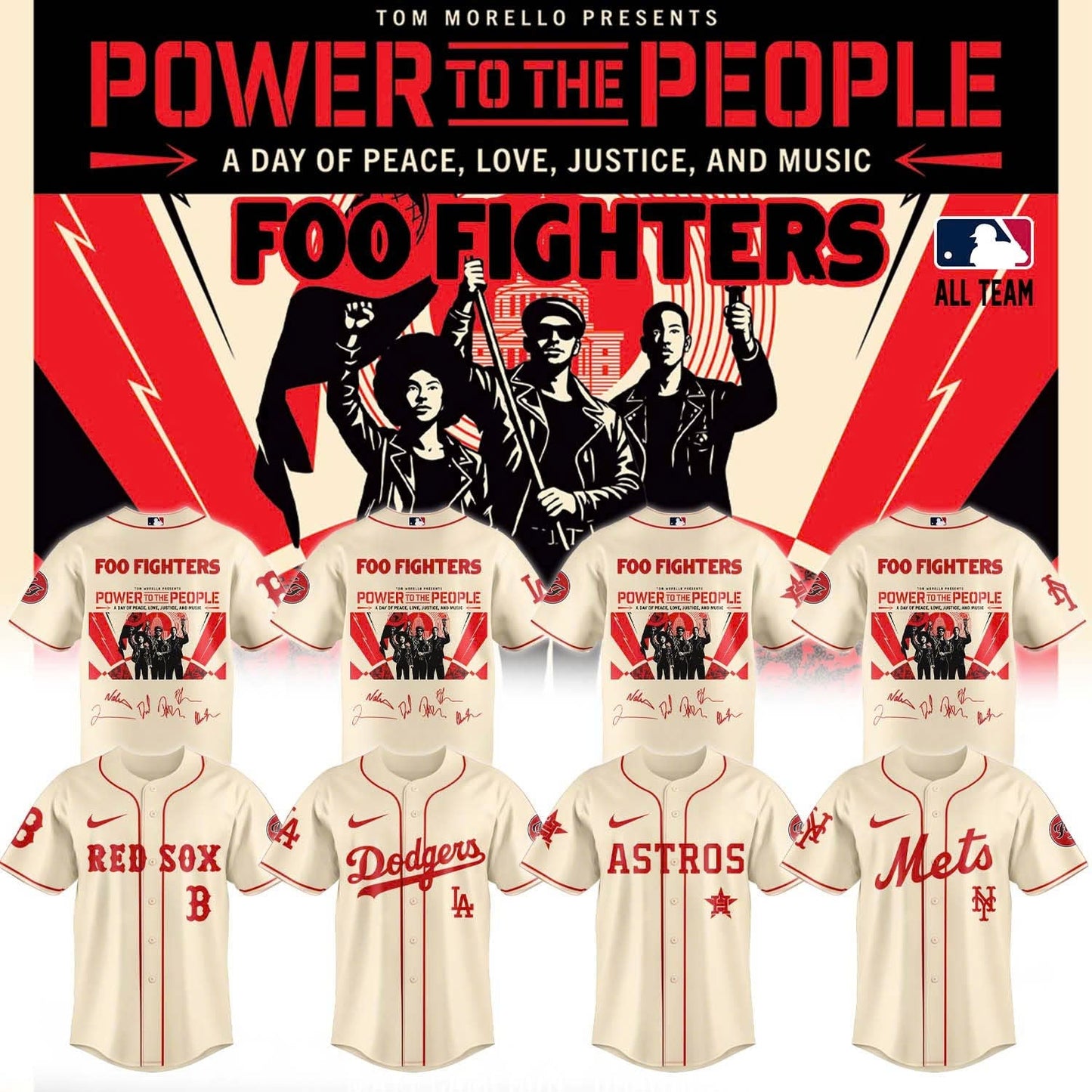 Foo Fighters -"Power to the people"- Limited Edition Signature - Jersey | KW22