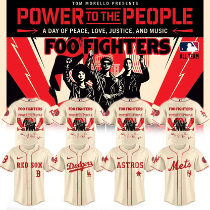 Foo Fighters -"Power to the people"- Limited Edition Signature - Jersey | KW22