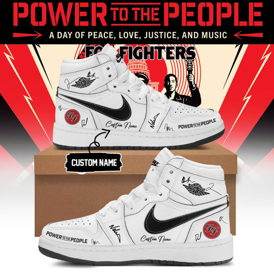 Foo Fighters -"Power to the people"- JD1 Limited Edition Signature - Shoes 3