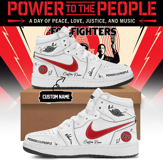 Foo Fighters -"Power to the people"- JD1 Limited Edition Signature - Shoes 1