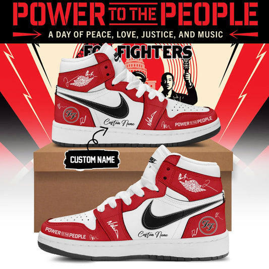 Foo Fighters -"Power to the people"- JD1 Limited Edition Signature - Shoes 4