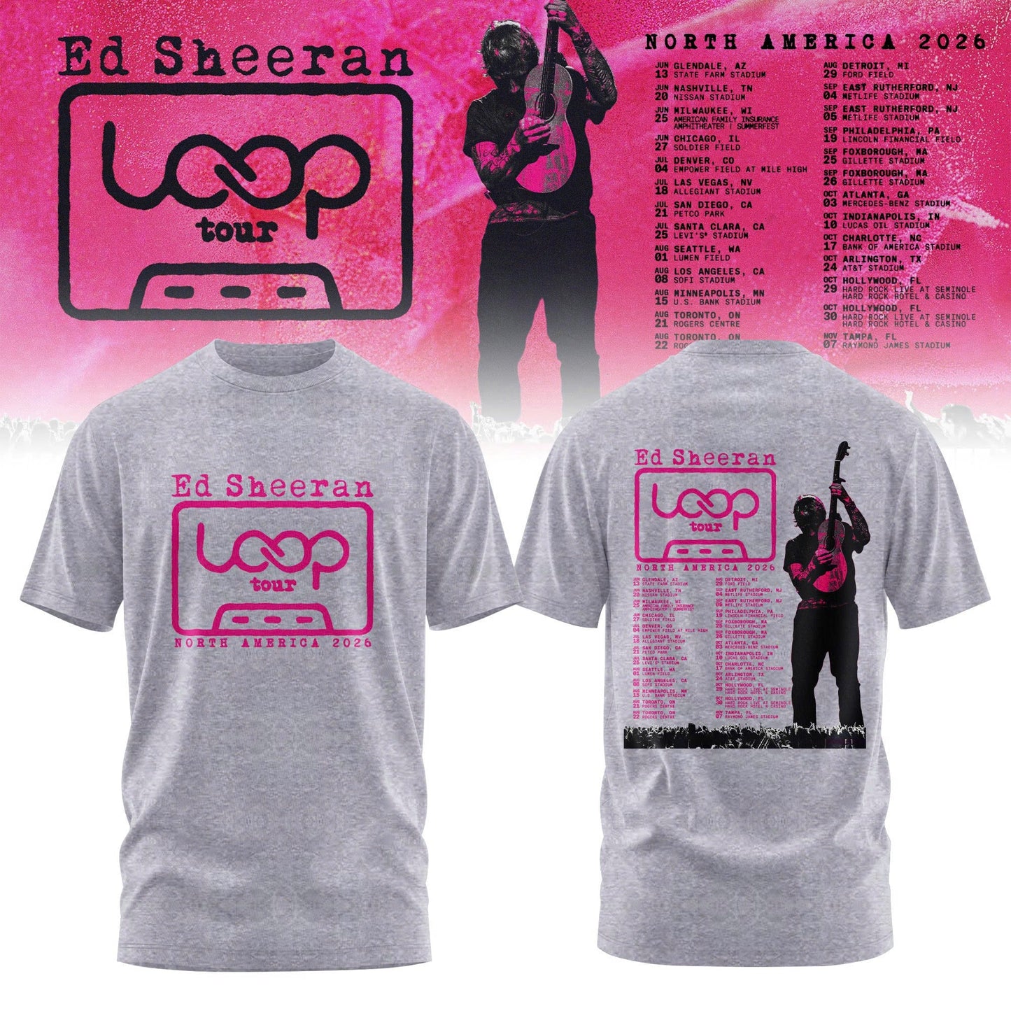 Ed "North American Loop Tour 2026" Shirt | SR46