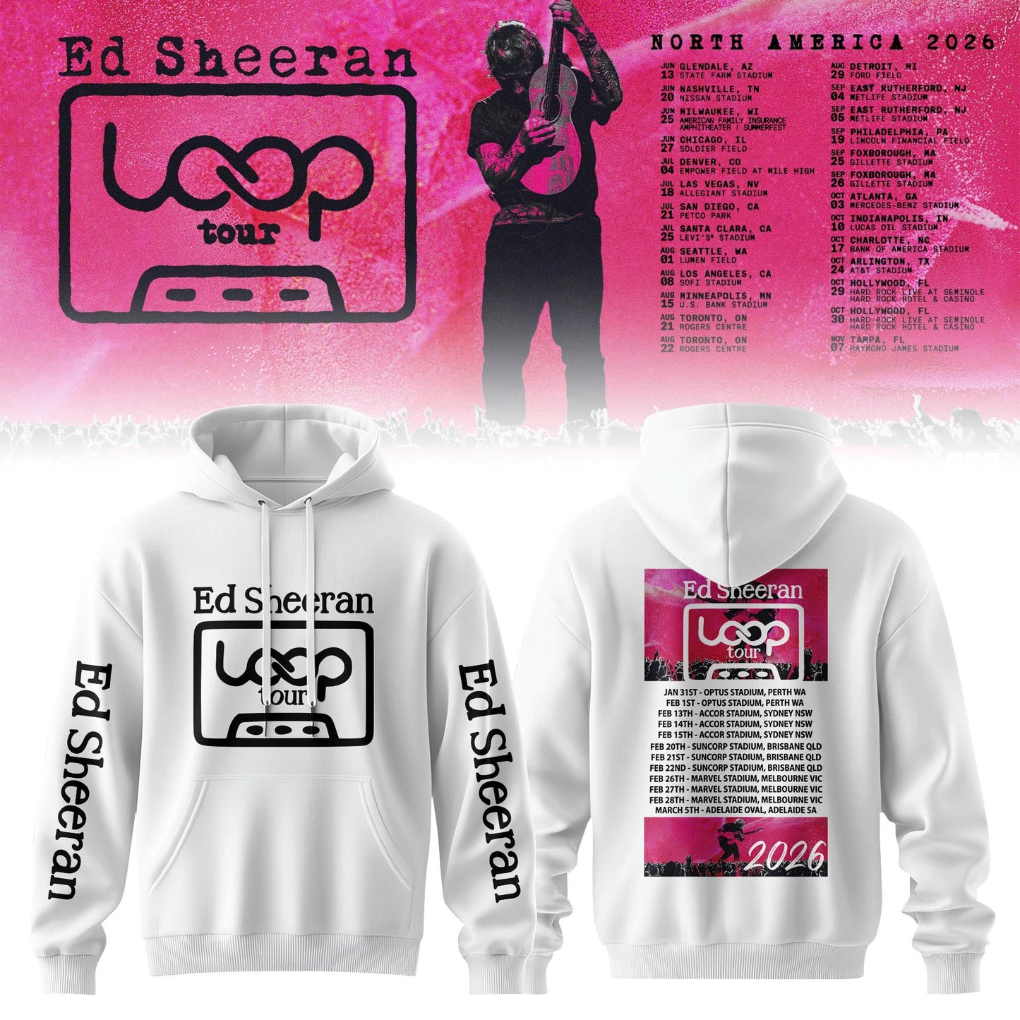 Ed "North American Loop Tour 2026" Hoodie | HD96