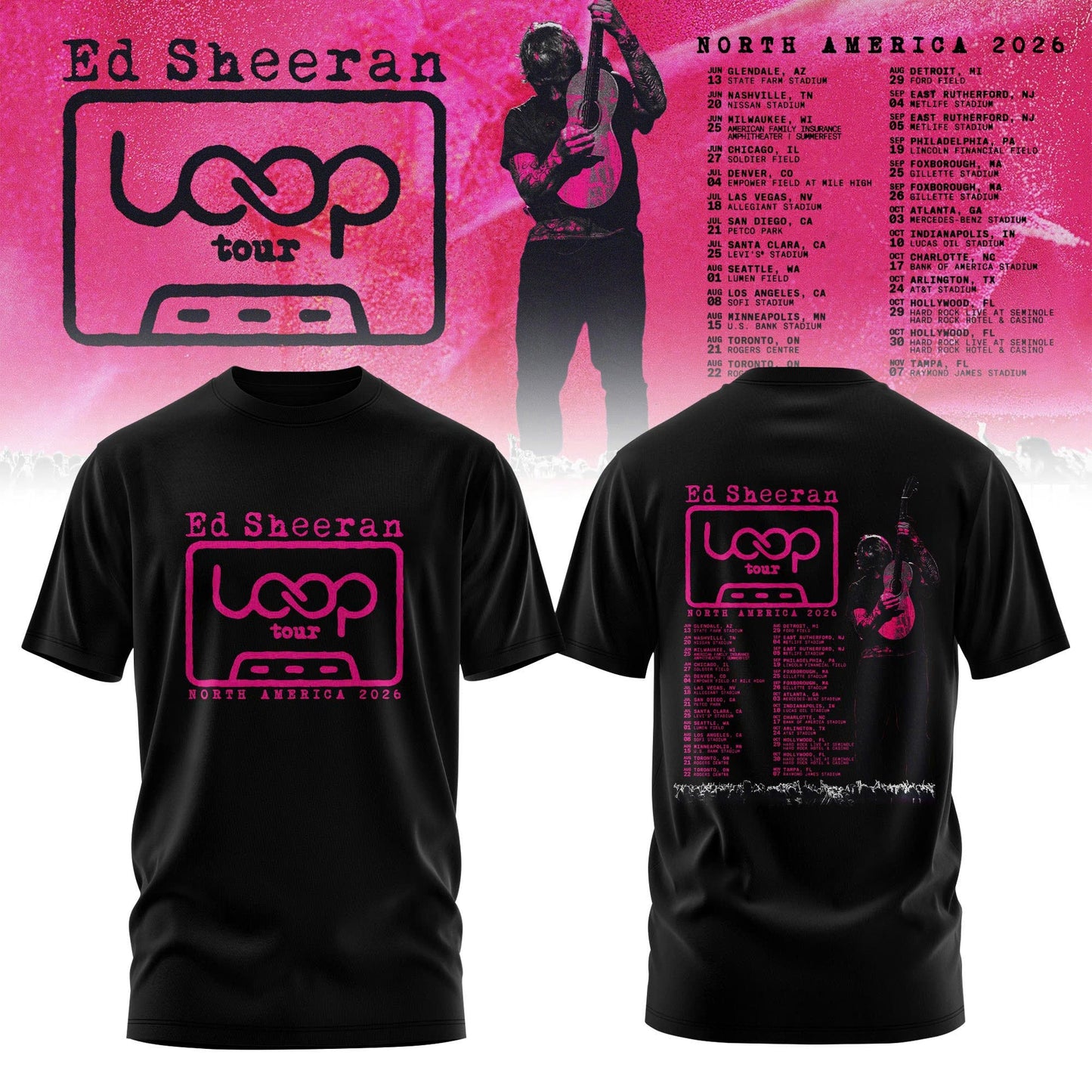 Ed "North American Loop Tour 2026" Shirt | SC57
