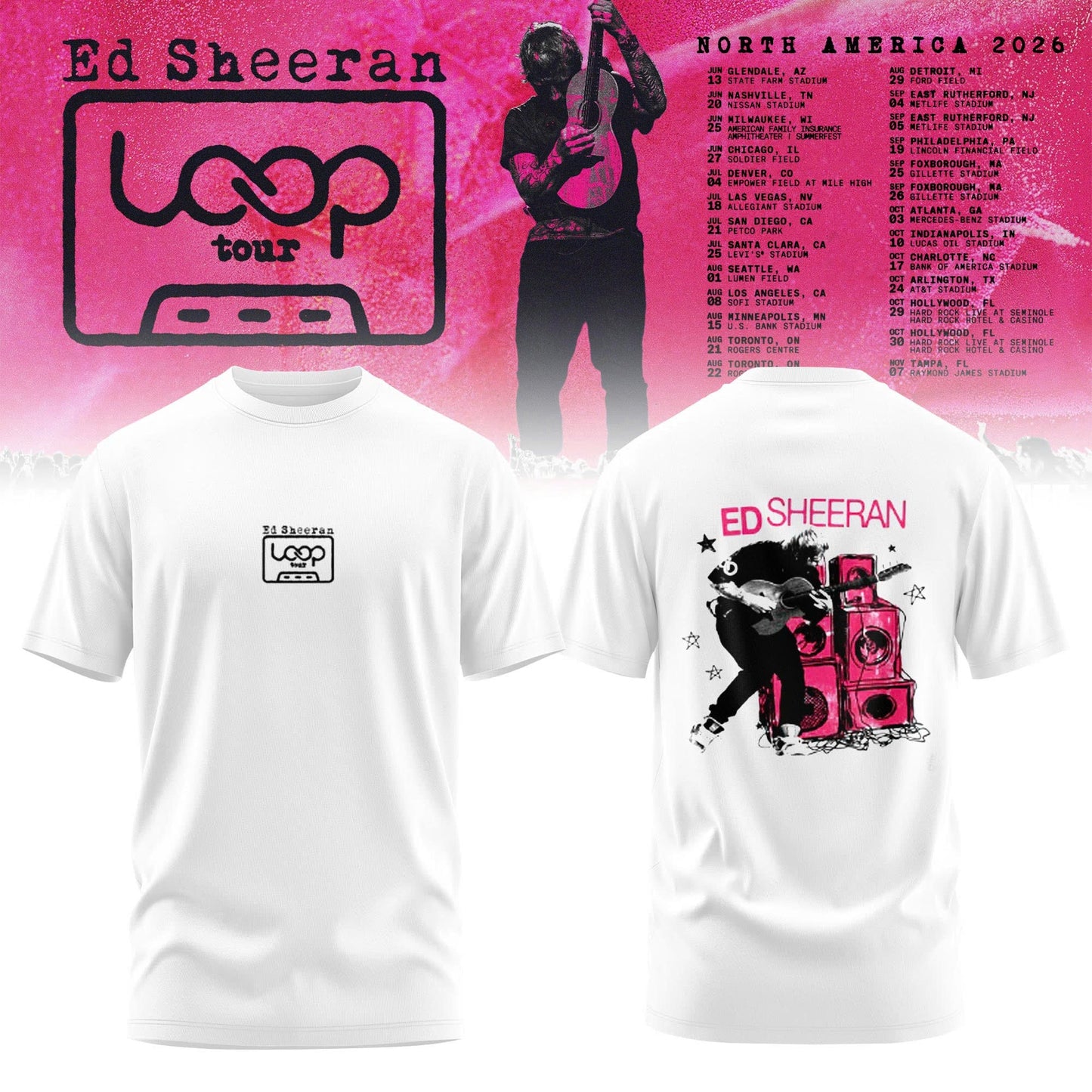 Ed "North American Loop Tour 2026" Shirt | VO44