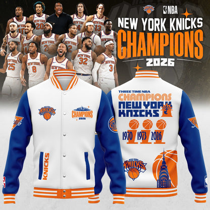 New York Knicks 2026 NBA Champions Bomber Jacket | NN15