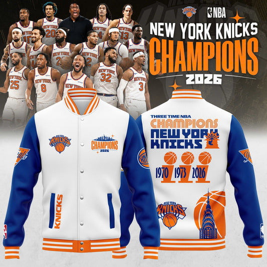 New York Knicks 2026 NBA Champions Bomber Jacket | NN15