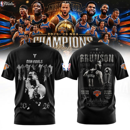 Jalen Brunson New York Knicks 2026 NBA Finals MVP T-Shirt | PG77